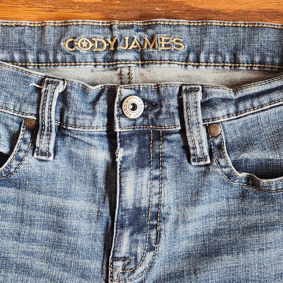 Cody James men's Denim Blue Jeans RN 138823 Light Wash 32WX30L - Picture 2 of 7